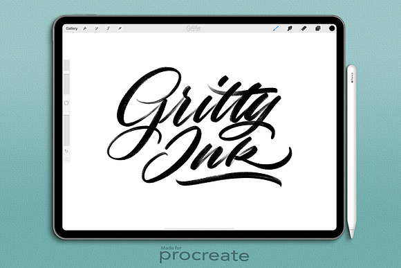 Procreate Brush : Gritty Ink in Add-Ons - product preview 4
