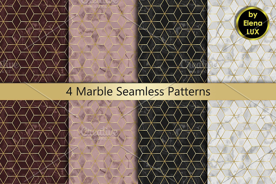 Marble Seamless Pattern Set in Patterns - product preview 8
