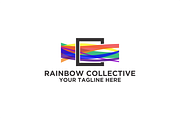 Rainbow Collective Logo Template