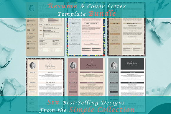 Resume CV Simple Bundle in Resume Templates - product preview 1