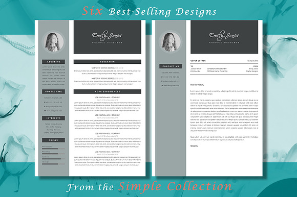 Resume CV Simple Bundle in Resume Templates - product preview 8