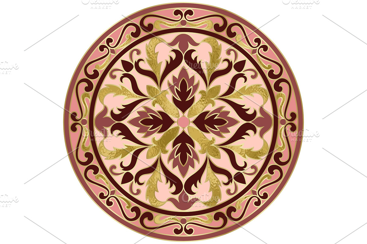 Vector Mosaic Classic Floral in Textures - product preview 8