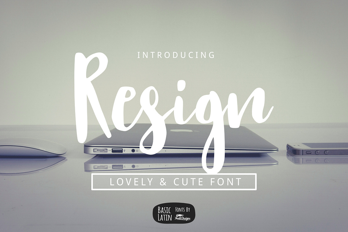 Resign Modern Brush Font in Script Fonts - product preview 8