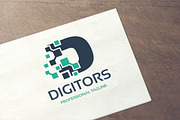Letter D - Digitor Logo