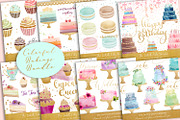 Colorful Sweet Baking Clipart Bundle