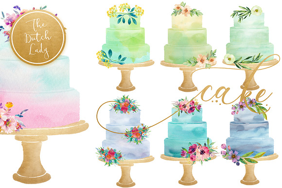 Colorful Sweet Baking Clipart Bundle in Illustrations - product preview 1