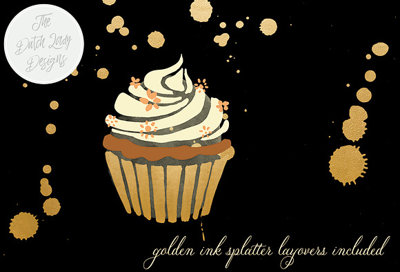 Colorful Sweet Baking Clipart Bundle in Illustrations - product preview 4