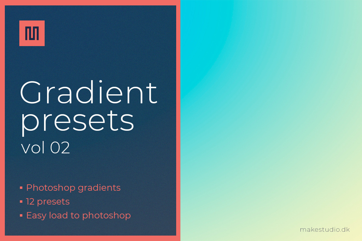 Gradient backgrounds & presets vol2 in Photoshop Plugins - product preview 8