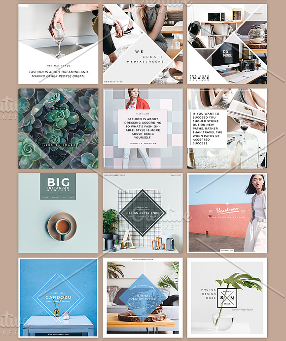 Minimal Social Media Banner in Instagram Templates - product preview 3