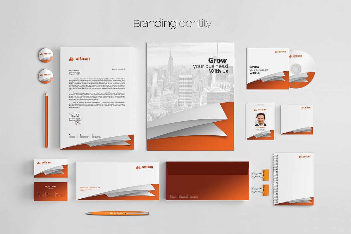 Branding Identity in Branding Mockups - product preview 8