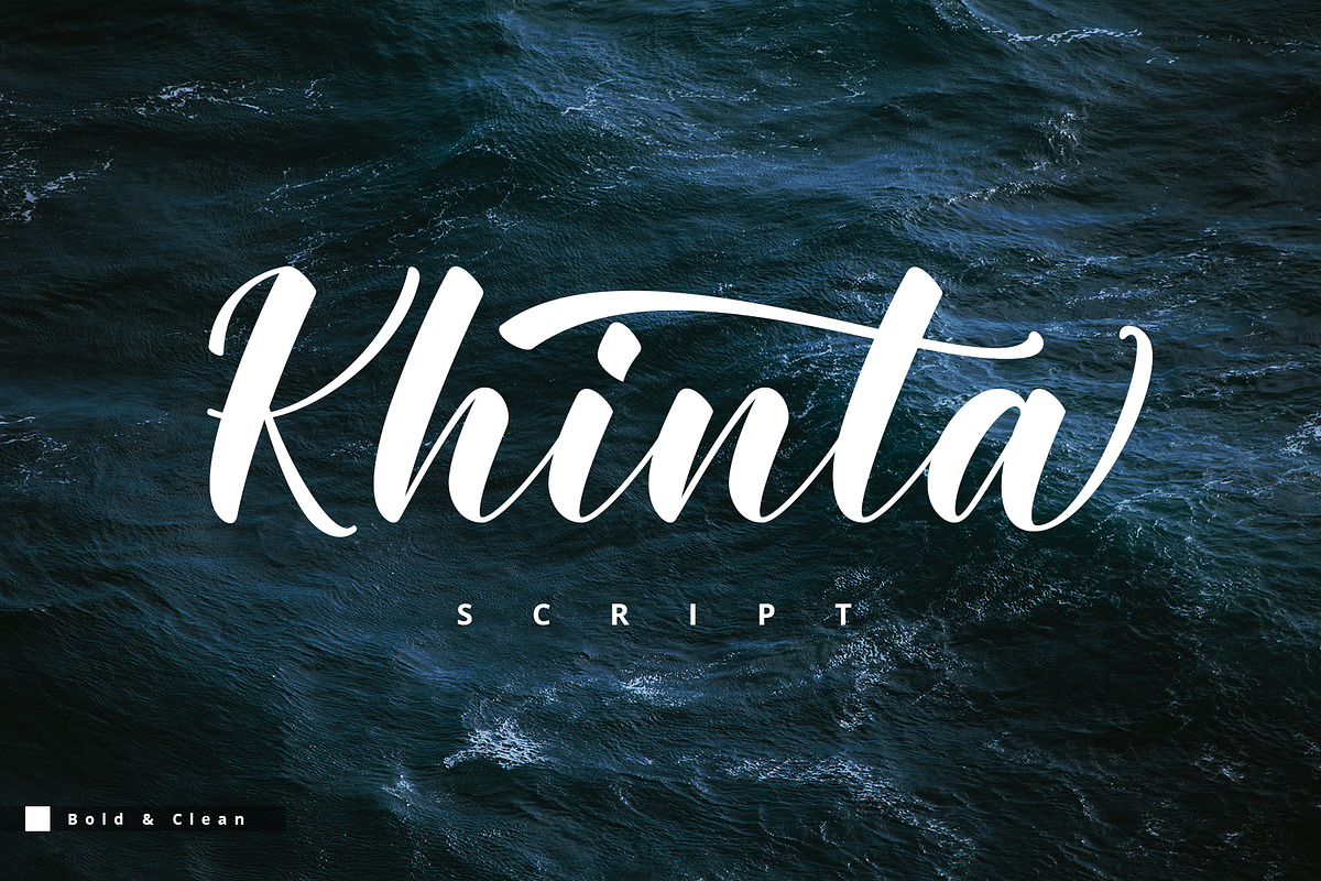 Khinta Script in Script Fonts - product preview 8