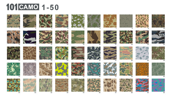 101 Camo Patterns in Graphics - product preview 1