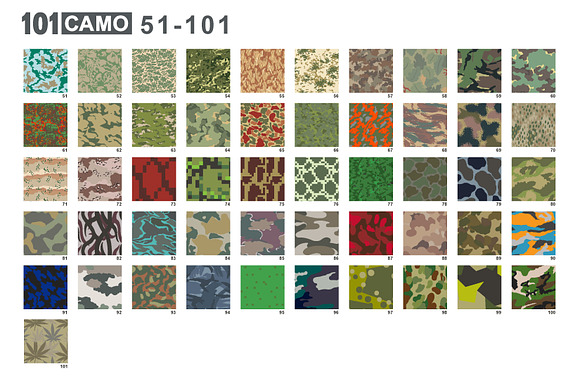 101 Camo Patterns in Graphics - product preview 2