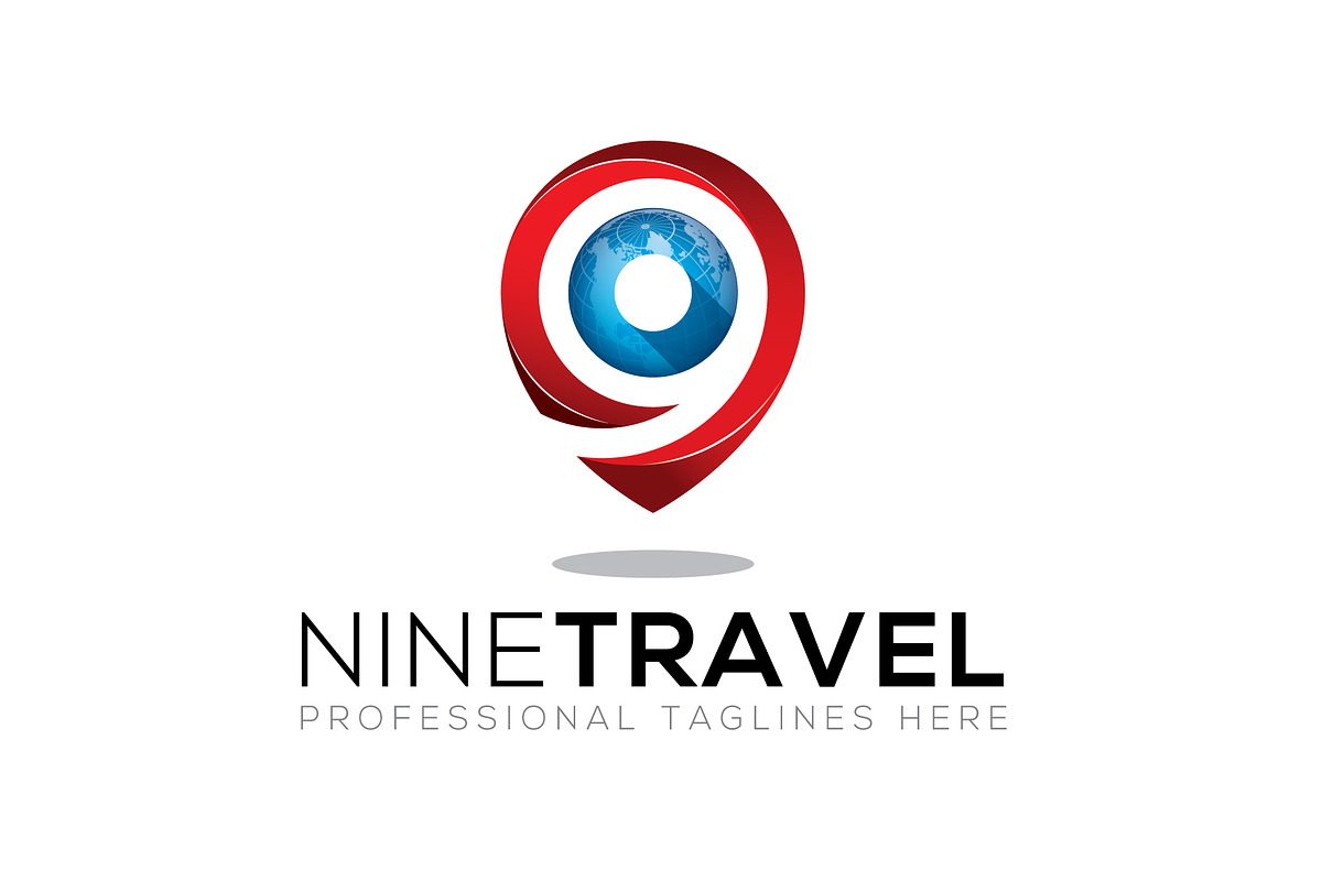 Nine Travel Logo in Logo Templates - product preview 8