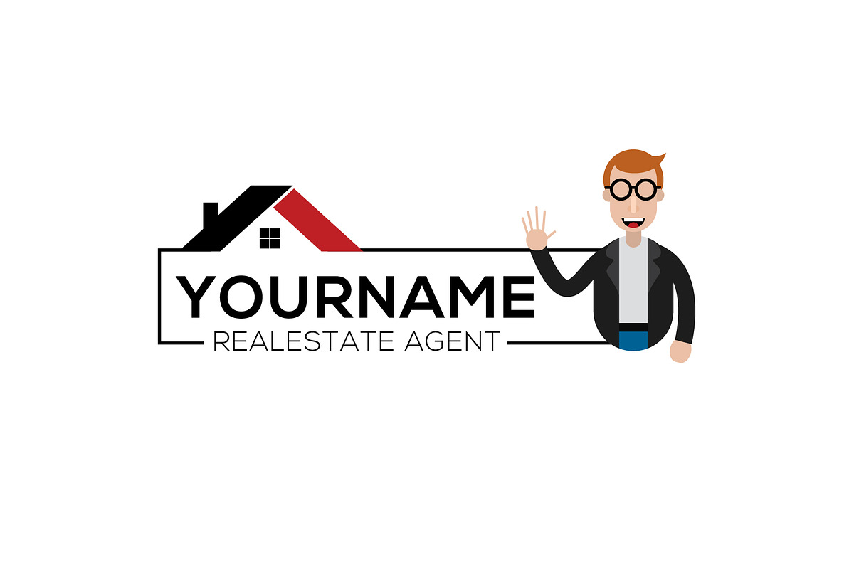 Realestate Agent Logo in Logo Templates - product preview 8