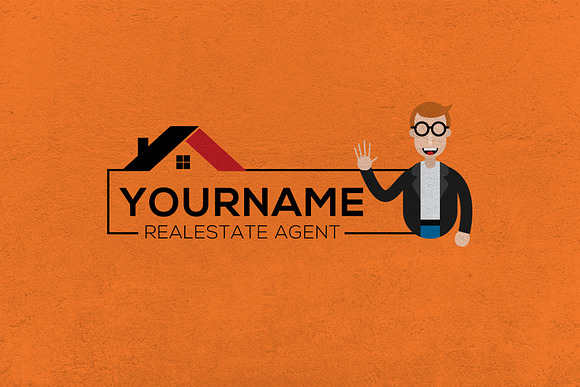 Realestate Agent Logo in Logo Templates - product preview 1