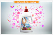 Softener Bottle Mockup