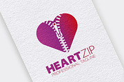 Heart Zipper Logo