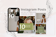 Feminine Instagram Templates Pack