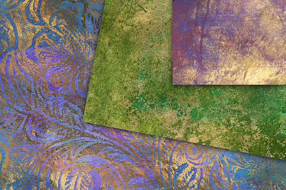 Abstract Peacock Textures in Textures - product preview 2