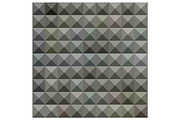 Argent Grey Abstract Low Polygon Bac