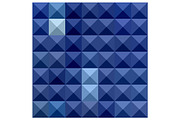 Cobalt Blue Abstract Low Polygon Bac