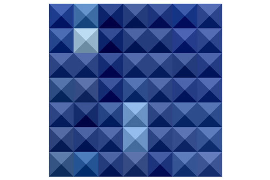Cobalt Blue Abstract Low Polygon Bac in Patterns - product preview 8