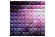 Russian Violet Abstract Low Polygon