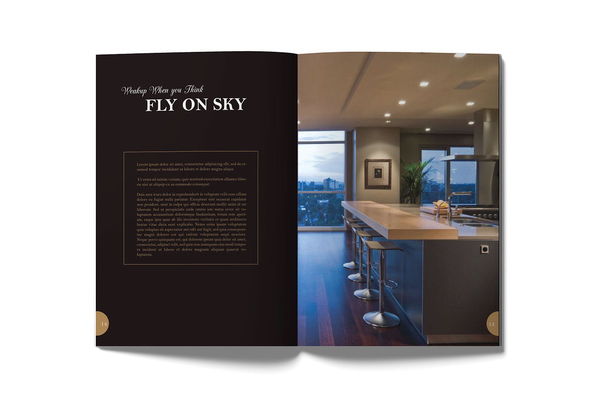 Flyon Brochure Photoshop Template in Brochure Templates - product preview 8