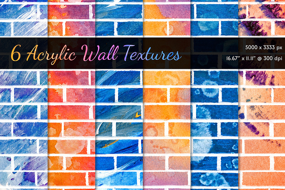 Acrylic Wall Textures in Textures - product preview 8