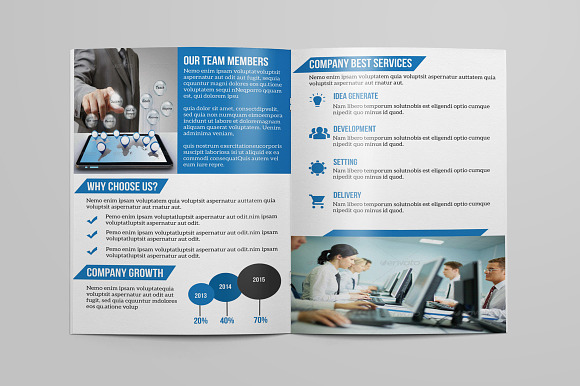 Bi-Fold Business Brochure in Brochure Templates - product preview 1