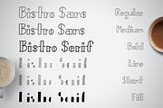Bistro Sans & Serif + Vectors