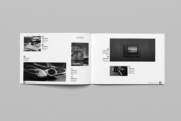 Minimal Landscape Magazine II in Magazine Templates - product preview 2