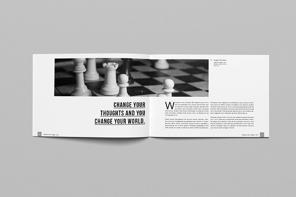 Minimal Landscape Magazine II in Magazine Templates - product preview 6