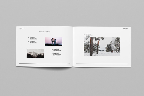 Minimal Landscape Magazine III in Magazine Templates - product preview 2