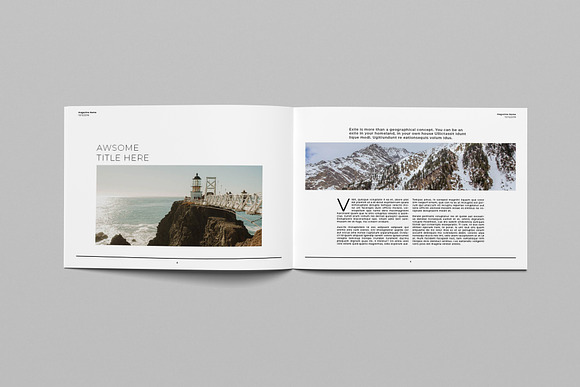 Minimal Landscape Magazine III in Magazine Templates - product preview 4