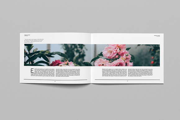 Minimal Landscape Magazine III in Magazine Templates - product preview 10