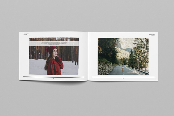 Minimal Landscape Magazine III in Magazine Templates - product preview 14
