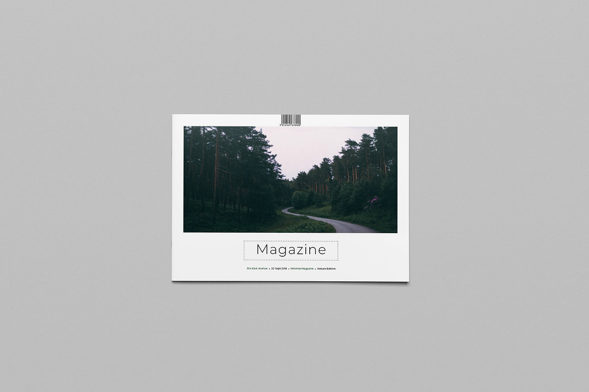 Minimal Landscape Magazine IV in Magazine Templates - product preview 8