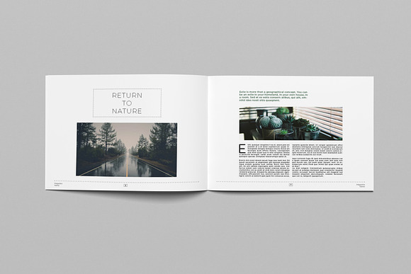 Minimal Landscape Magazine IV in Magazine Templates - product preview 4