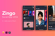 Zingo - Social App UI Kit