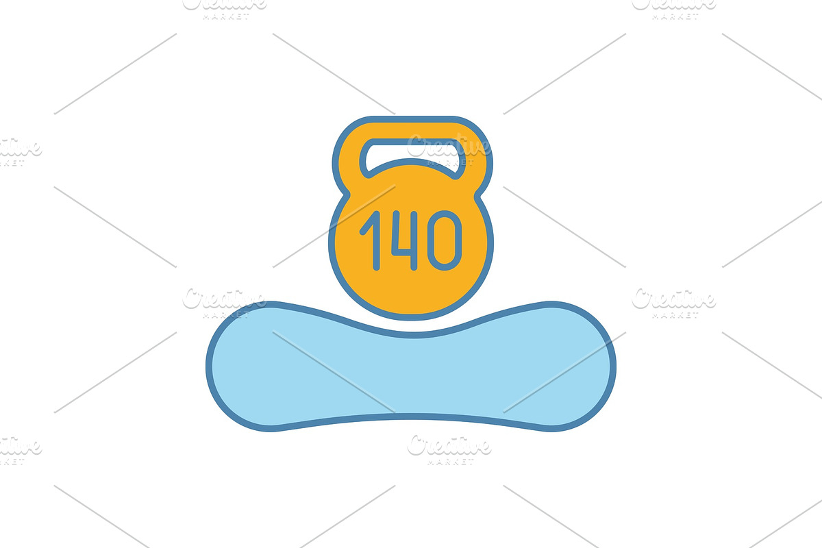 Maximum weight to 140 kg icon in Icons - product preview 8