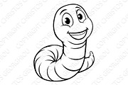 Caterpillar Cartoon Character