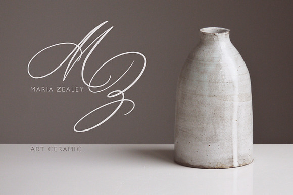 Allure and Grace. Calligraphy Font in Calligraphy Fonts - product preview 7