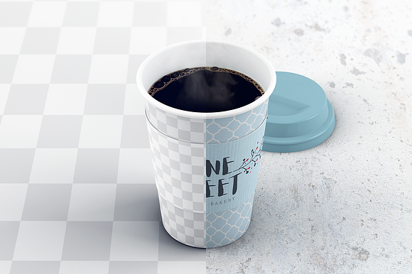 Coffee cup / Paper cup MockUp in Product Mockups - product preview 7