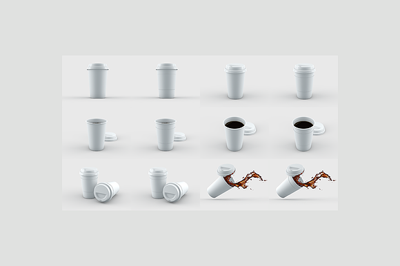 Coffee cup / Paper cup MockUp in Product Mockups - product preview 10