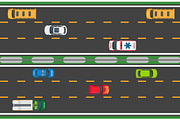 City Traffic Vector Concept with