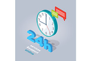 24 Hours Service and Support Online