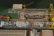 cargo and passenger seaport in