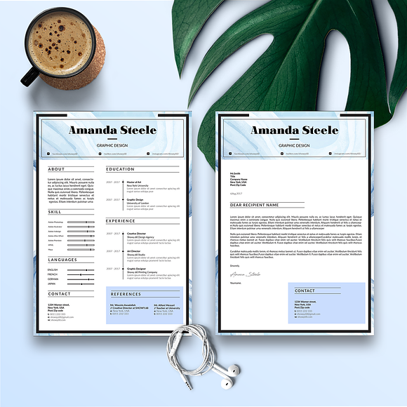 Simple Resume BUNDLE Template N in Resume Templates - product preview 2